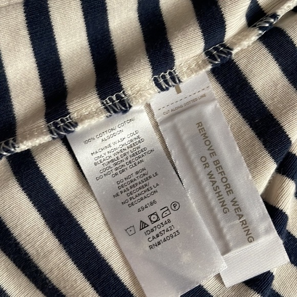 Lou & Grey LOFT NWOT❗️Striped Conscious Cotton Pocket Open Cardigan - Picture 4 of 7